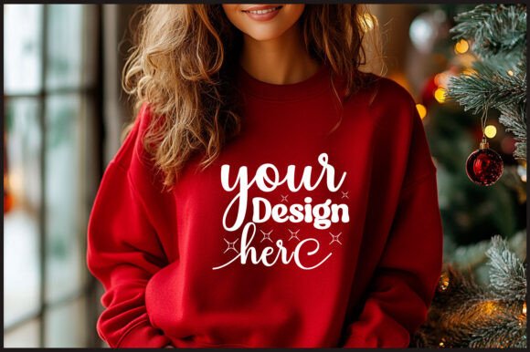 Christmas Gildan Sweatshirt Mockup 86 Graphics