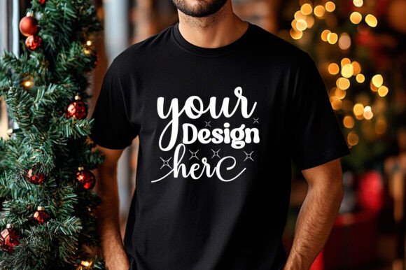 Christmas Sweatshirt Men Mockup 1: Graphics for Product Mockups