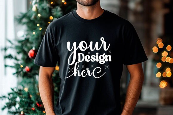 Christmas Sweatshirt Men Mockup 12 Graphics