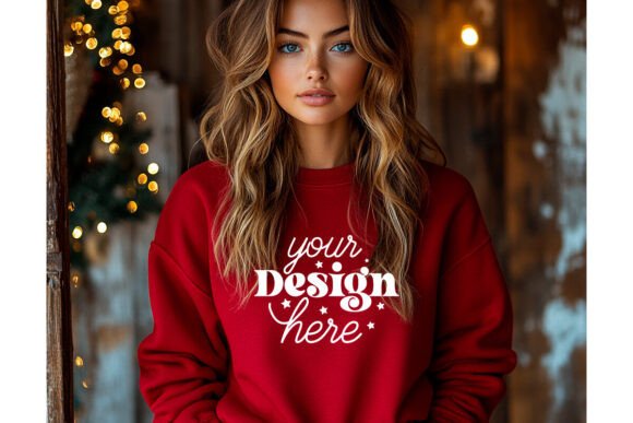 Christmas Sweatshirt Mockup 29: Premium Graphics