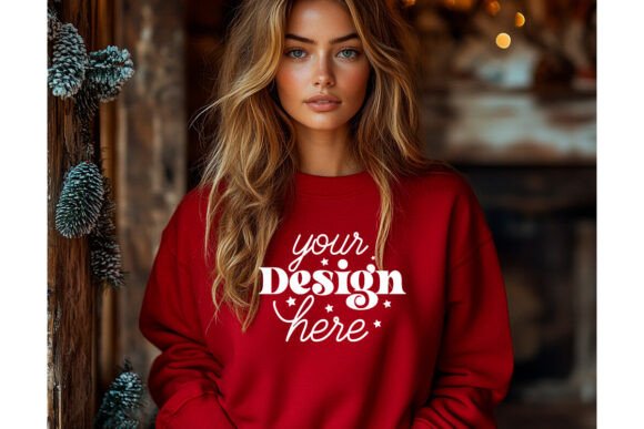 Christmas Sweatshirt Mockup 30: Premium Graphics & Product Mockups