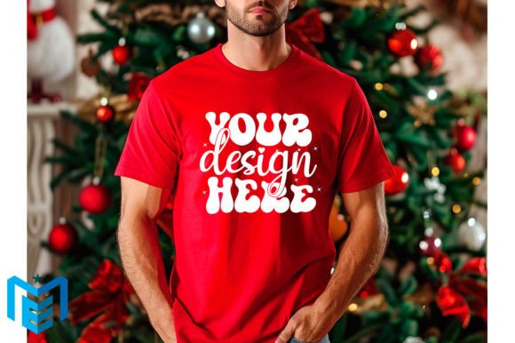 Gildan 18000 Christmas Mockup: Graphics & Product Mockups