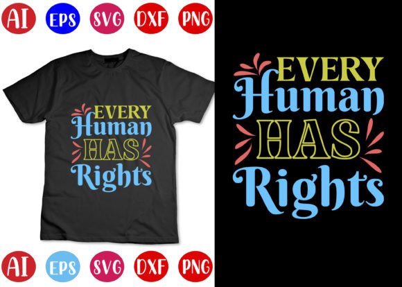 Human Rights Graphics for T-Shirt Designs
