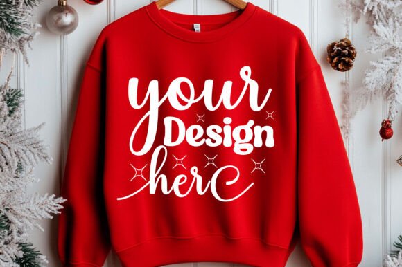 Reviewing Christmas 18000 Sweatshirt Mockup 201 for Embroidery