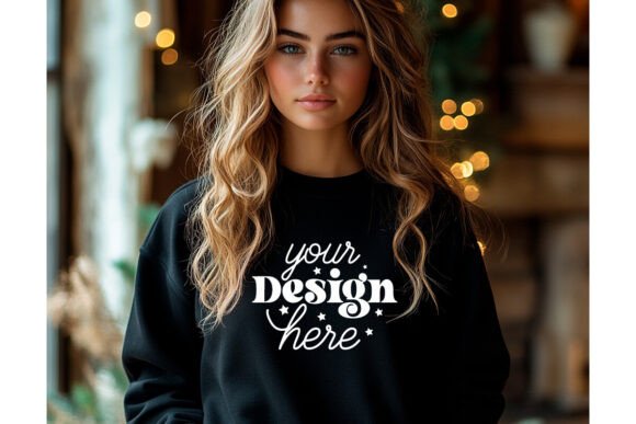 Reviewing Christmas Sweatshirt Mockup 14 for Embroidery