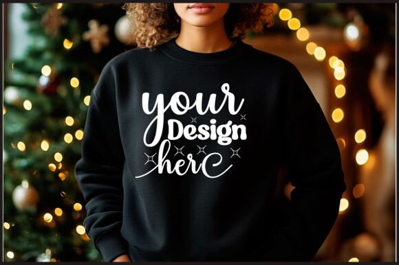 Reviewing the Christmas Gildan Sweatshirt Mockup 23