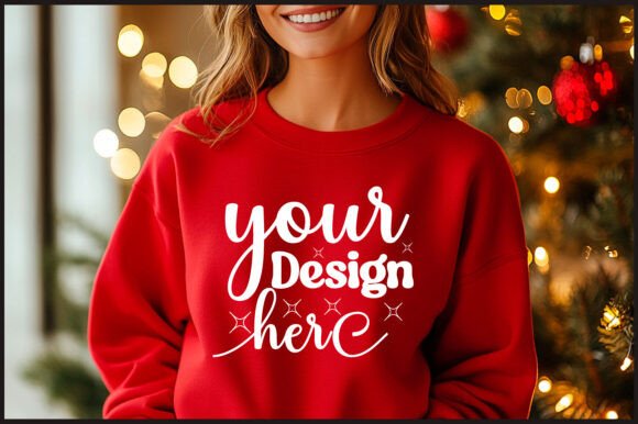 Reviewing the Christmas Gildan Sweatshirt Mockup 87