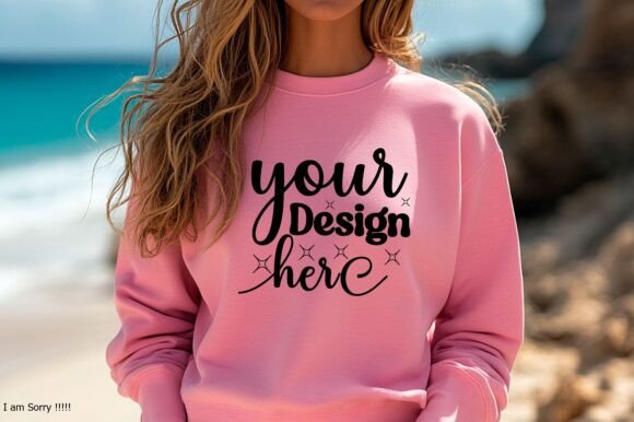 Summer Women Sweatshirt Mockup 13 Graphics