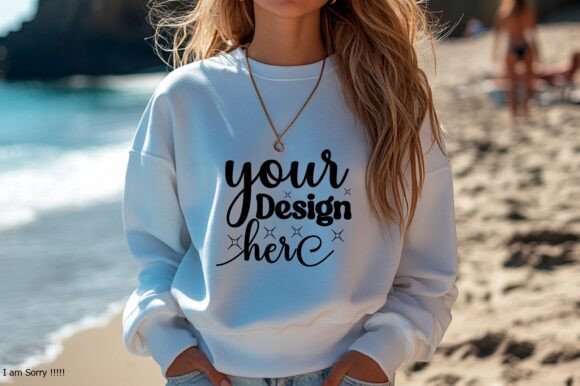 Summer Women Sweatshirt Mockup 78 Graphics