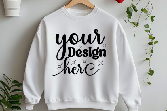 Valentine Day Sweatshirt Mockup 133 Graphics