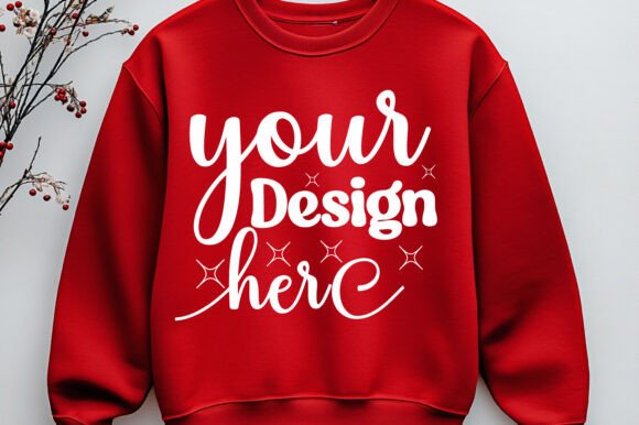 Valentine Day Sweatshirt Mockup 81: Graphics for Product Mockups
